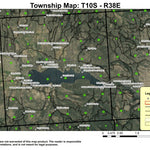 Mason Reservoir T10S R38E Township Map Preview 1
