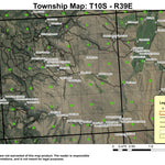 Auburn T10S R39E Township Map Preview 1