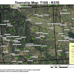 Sumpter Valley T10S R37E Township Map Preview 1
