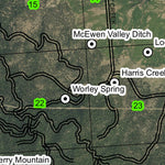 Sumpter Valley T10S R37E Township Map Preview 2