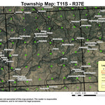 Audrey T11S R37E Township Map Preview 1