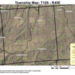 Peavine Flat T10S R45E Township Map Preview 1