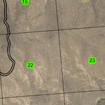 Peavine Flat T10S R45E Township Map Preview 2