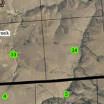 Peavine Flat T10S R45E Township Map Preview 3