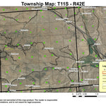 Unity Creek T11S R42E Township Map Preview 1