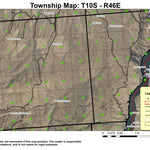 Sturgill Rapids T10S R46E Township Map Preview 1