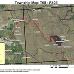 Thief Valley Reservoir T6S R40E Township Map Preview 1