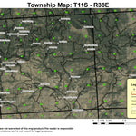 Black Mountain T11S R38E Township Map Preview 1