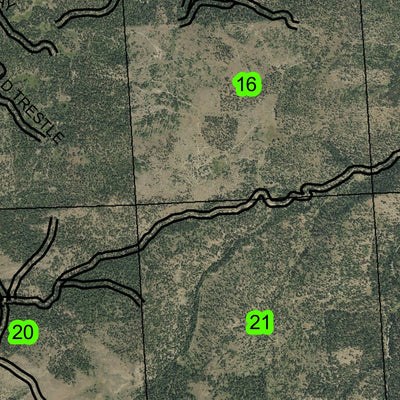 Black Mountain T11S R38E Township Map Preview 3