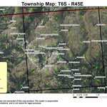 Granite Mountain T6S R45E Township Map Preview 1