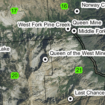Granite Mountain T6S R45E Township Map Preview 2