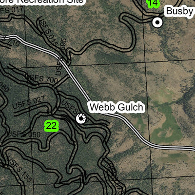 Blue Mountain Summit T12S R36E Township Map Preview 2