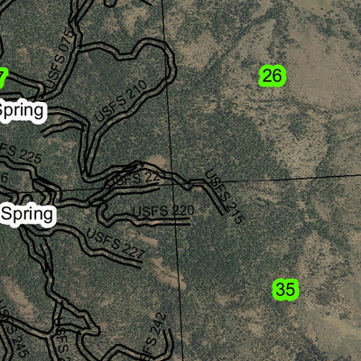 Blue Mountain Summit T12S R36E Township Map Preview 3