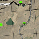 Miles Bridge T7 R41E Township Map Preview 2