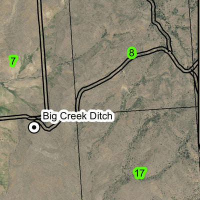 Miles Bridge T7 R41E Township Map Preview 3