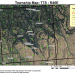 Mehlhorn Butte T7S R46E Township Map Preview 1