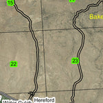 Burnt River Valley T12S R38E Township Map Preview 2