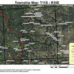 Summit Meadow T11S R36E Township Map Preview 1