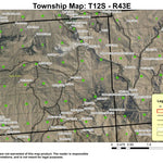 Durkee Valley T12S R43E Township Map Preview 1