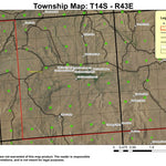 Cinder Butte T14S R43E Township Map Preview 1