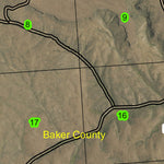 Cinder Butte T14S R43E Township Map Preview 3