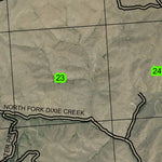 Lost Basin T12S R42E Township Map Preview 2
