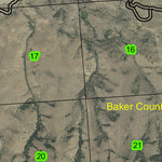 Lost Basin T12S R42E Township Map Preview 3
