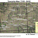 Bridgeport Valley T12S R41E Township Map Preview 1