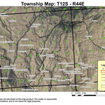 Weatherby T12S R44E Township Map Preview 1