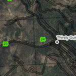 Thirsty Gulch T13N R35.5E Township Map Preview 2