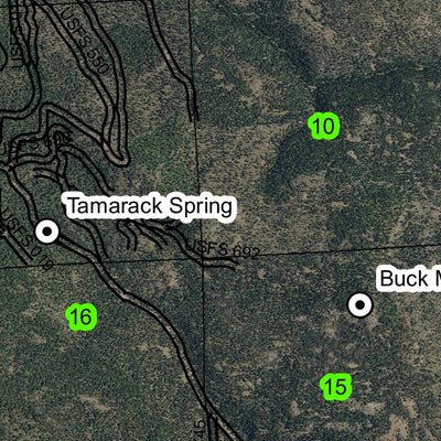 Thirsty Gulch T13N R35.5E Township Map Preview 3