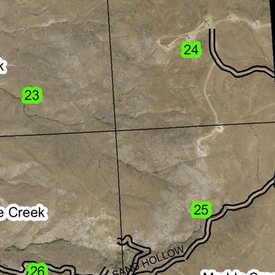 Dixie T13S R44E Township Map Preview 3