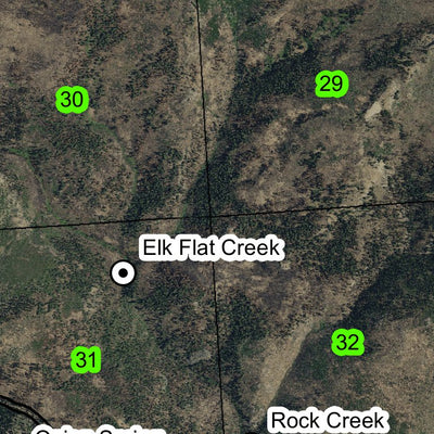 Big Cow Burn T14N R35.5E Township Map Preview 3