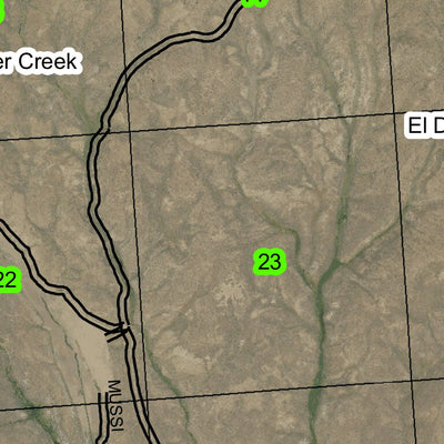 Baldy Mountain T13S R40E Township Map Preview 2