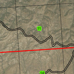 Baldy Mountain T13S R40E Township Map Preview 3