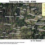 Table Rock Fire Lookout T14S R36E Township Map Preview 1