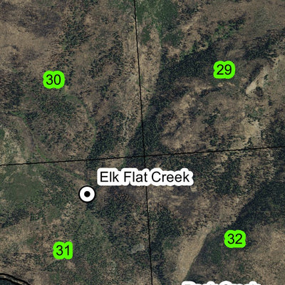 Table Rock Fire Lookout T14S R36E Township Map Preview 3