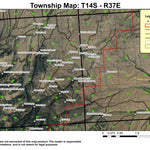 Long Creek T14S R37E Township Map Preview 1
