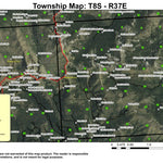 Red Mountain T8S R37E Township Map Preview 1