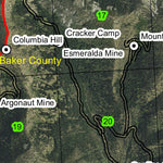 Red Mountain T8S R37E Township Map Preview 2