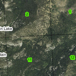 Red Mountain T8S R37E Township Map Preview 3