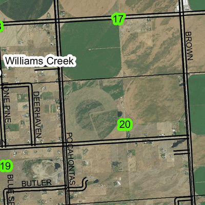 Wingville T8S R39E Township Map Preview 2