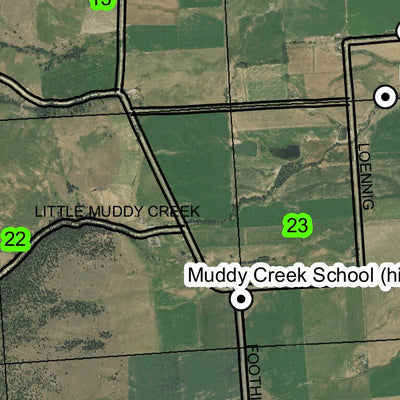 Bulger Hill T7S R38E Township Map Preview 2