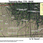 Table Mountain T7S R42E Township Map Preview 1