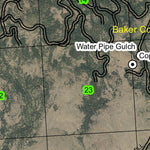 Table Mountain T7S R42E Township Map Preview 2