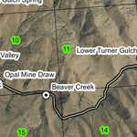Rye Valley T13S R43E Township Map Preview 3