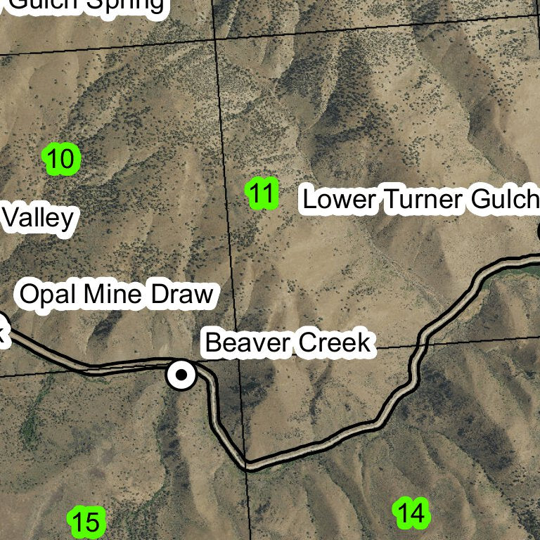 Wild Rye Community Map Rye Valley T13S R43E Township Map by Super See Services | Avenza Maps