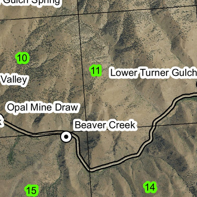 Rye Valley T13S R43E Township Map Preview 3