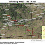 California Mountain T13S R42E Township Map Preview 1