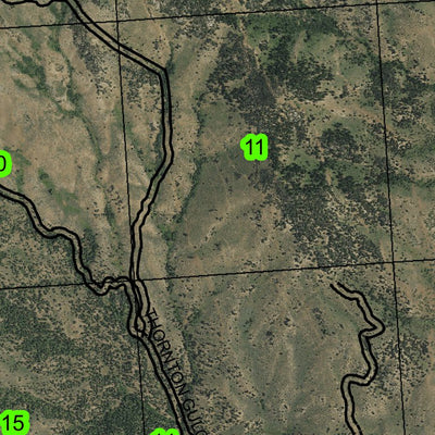 California Mountain T13S R42E Township Map Preview 3